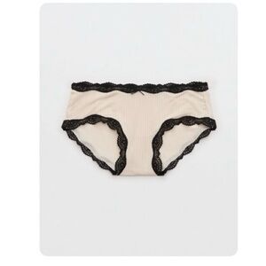 NWT Aerie Superchill Modal Lace Boybrief Panty